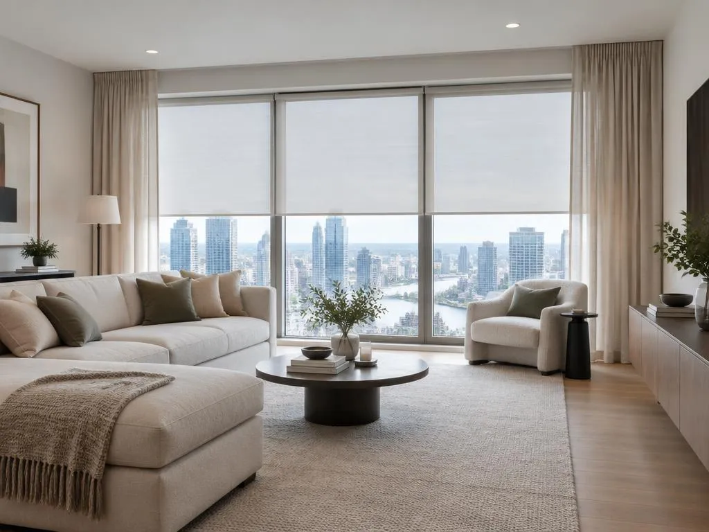 Window blinds & curtains in Mumbai by S-Cube Interiors