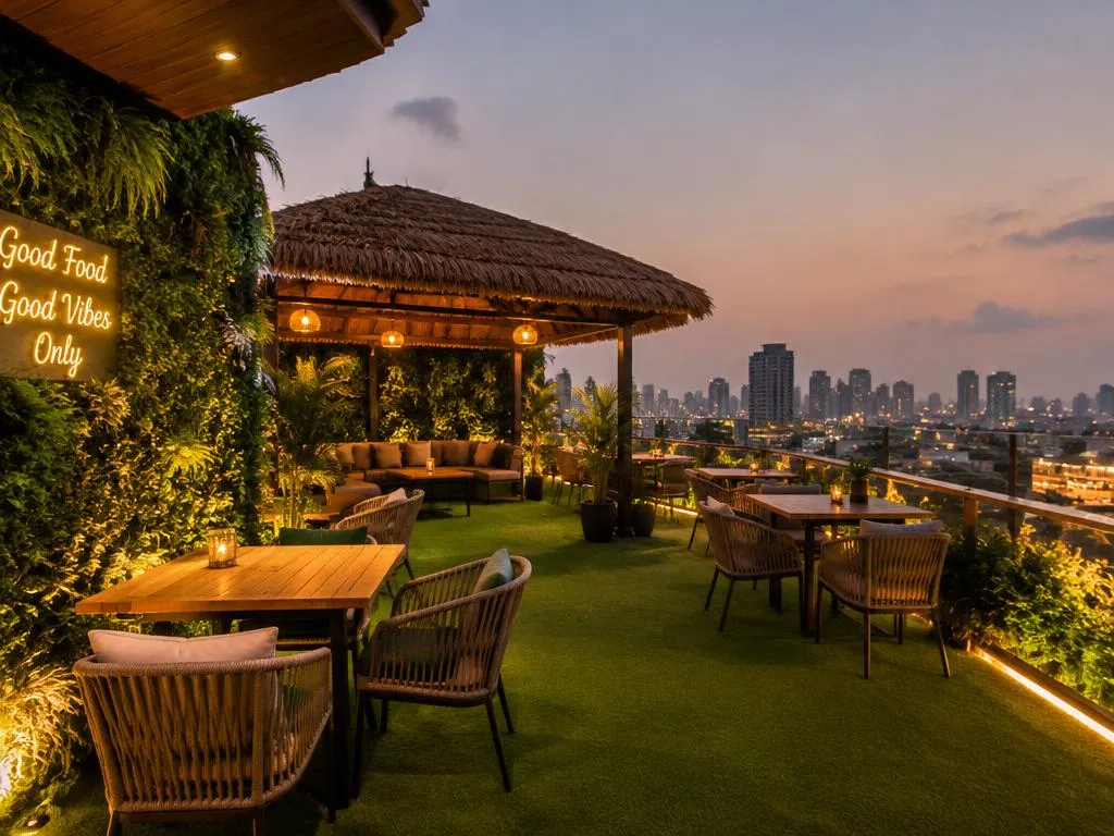 Artificial grass & thatch in Mumbai by S-Cube Interiors